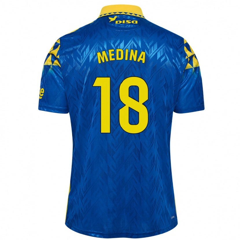 DanxenメンズIván Medina#18青 黄アウェイシャツ2024/25ジャージーユニフォーム