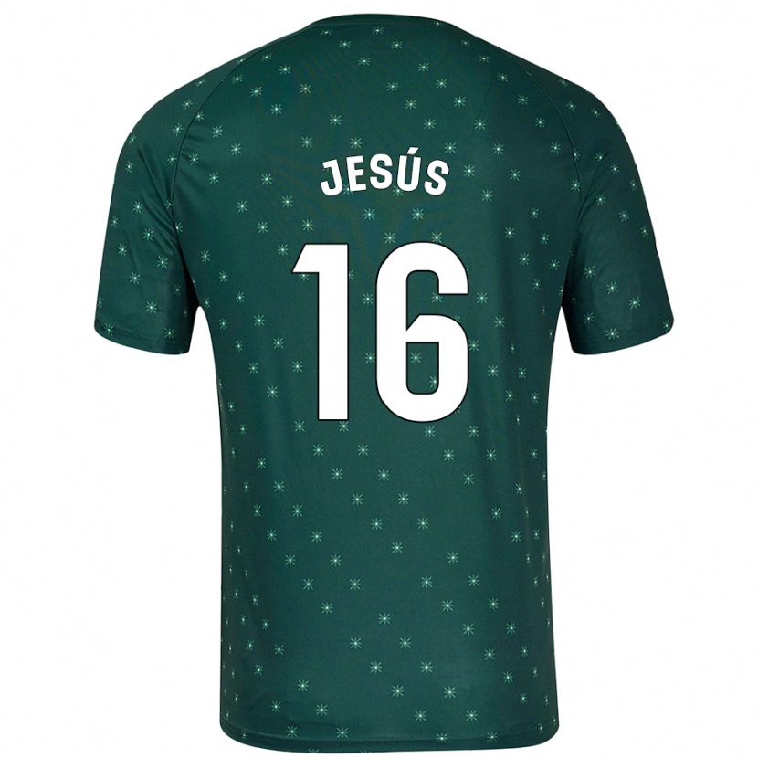 DanxenメンズAntonio Jesús#16ダークグリーンアウェイシャツ2024/25ジャージーユニフォーム