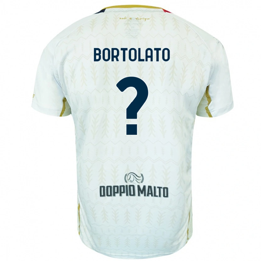 DanxenメンズFilippo Bortolato#0白アウェイシャツ2024/25ジャージーユニフォーム