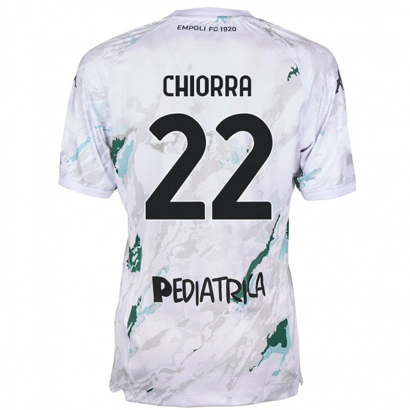 DanxenメンズNiccolò Chiorra#22グレーアウェイシャツ2024/25ジャージーユニフォーム