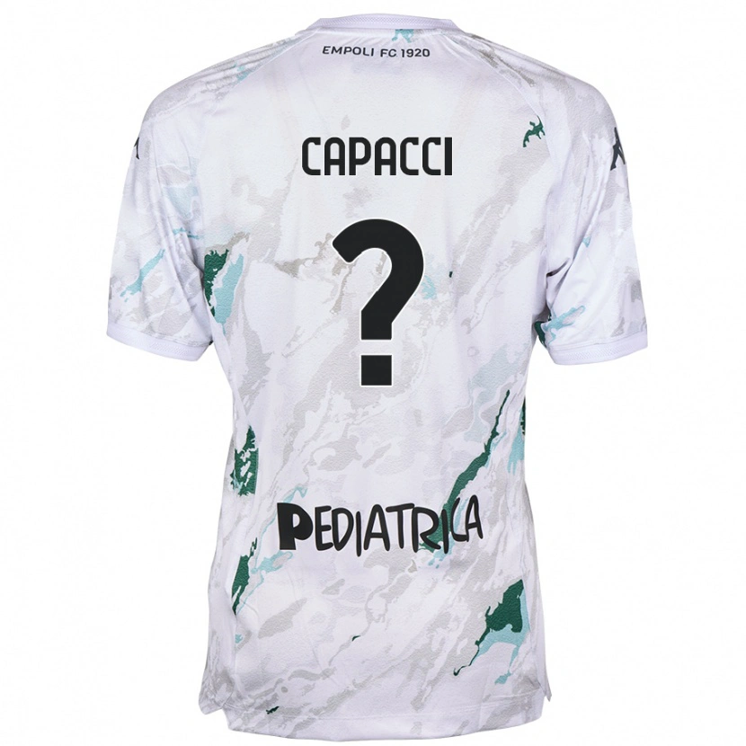 DanxenメンズEdoardo Capacci#0グレーアウェイシャツ2024/25ジャージーユニフォーム