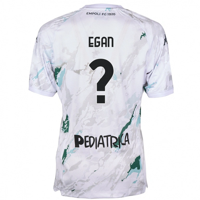 DanxenメンズMatteo Egan#0グレーアウェイシャツ2024/25ジャージーユニフォーム