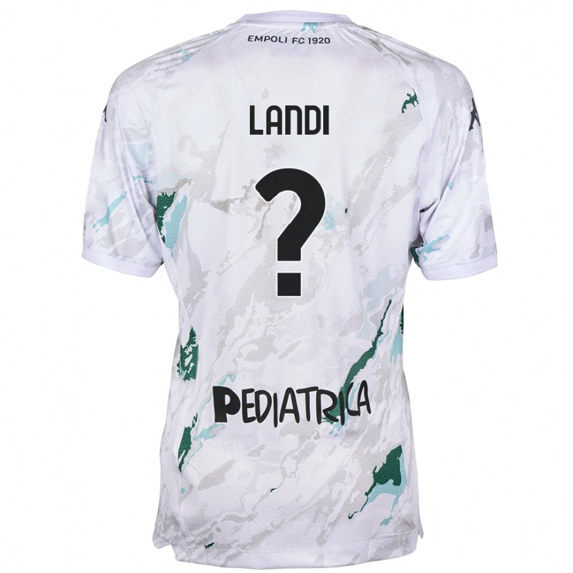 DanxenメンズJacopo Landi#0グレーアウェイシャツ2024/25ジャージーユニフォーム
