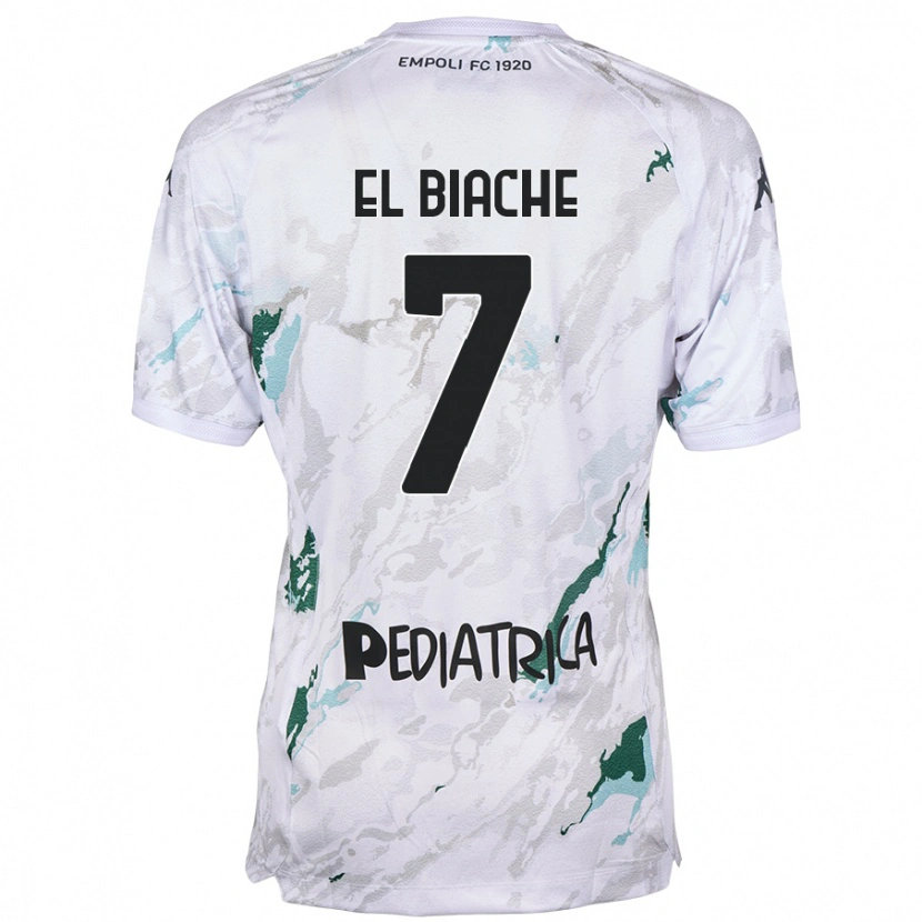 DanxenメンズNoah El Biache#7グレーアウェイシャツ2024/25ジャージーユニフォーム