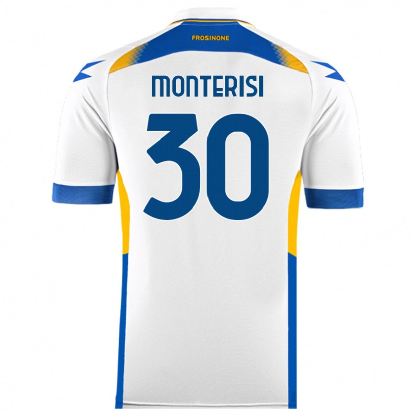 DanxenメンズIlario Monterisi#30白アウェイシャツ2024/25ジャージーユニフォーム