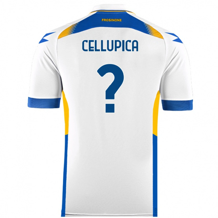 DanxenメンズRiccardo Cellupica#0白アウェイシャツ2024/25ジャージーユニフォーム