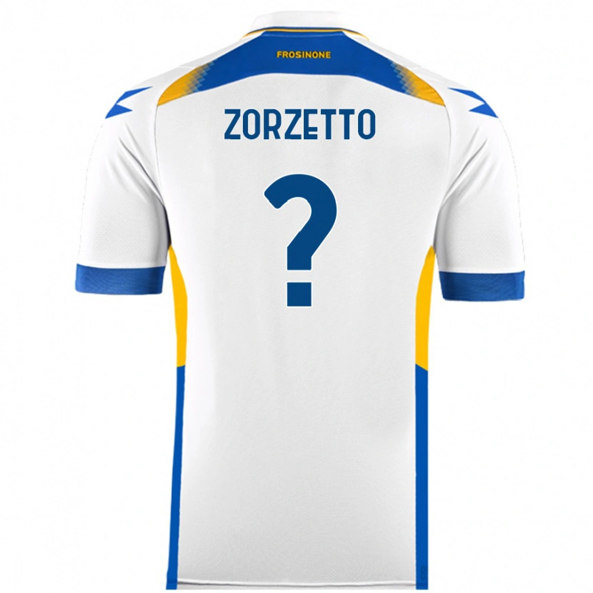 DanxenメンズBruno Zorzetto#0白アウェイシャツ2024/25ジャージーユニフォーム