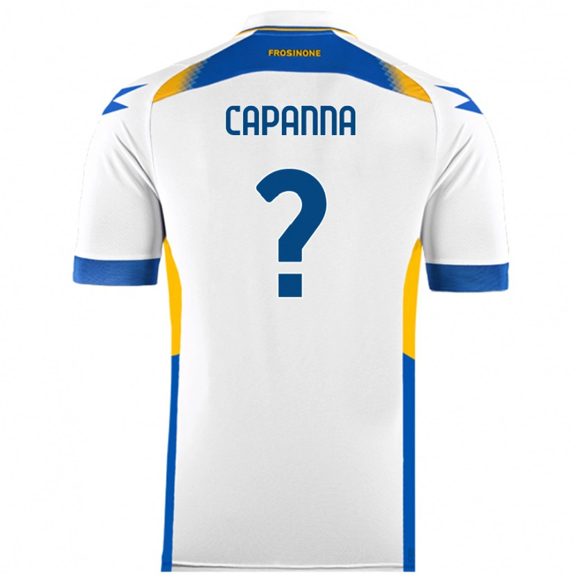 DanxenメンズTommaso Capanna#0白アウェイシャツ2024/25ジャージーユニフォーム