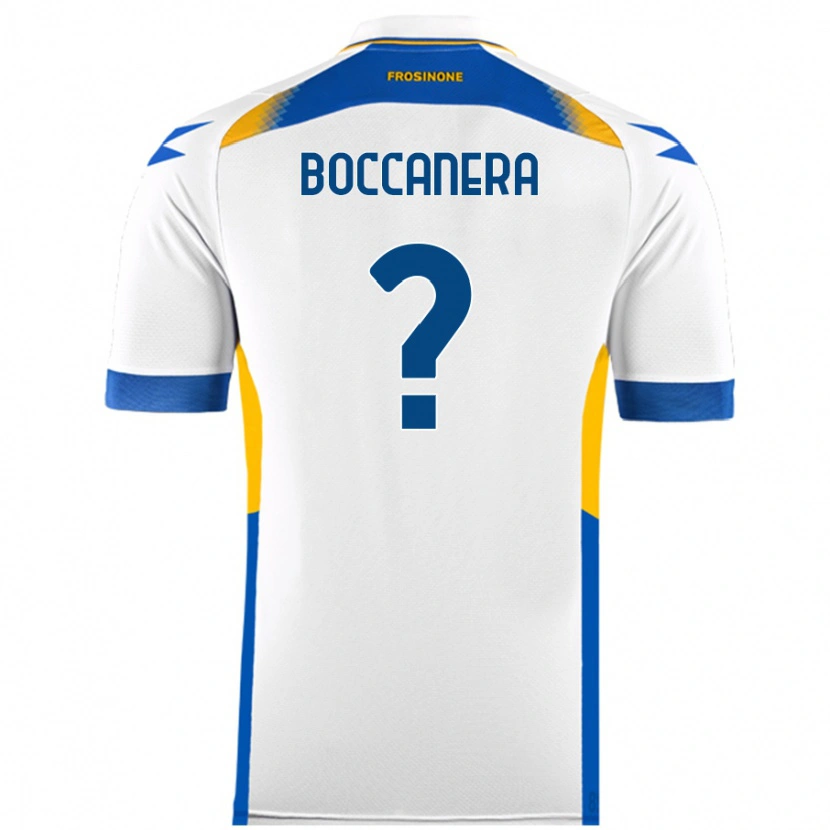 DanxenメンズAlessio Boccanera#0白アウェイシャツ2024/25ジャージーユニフォーム