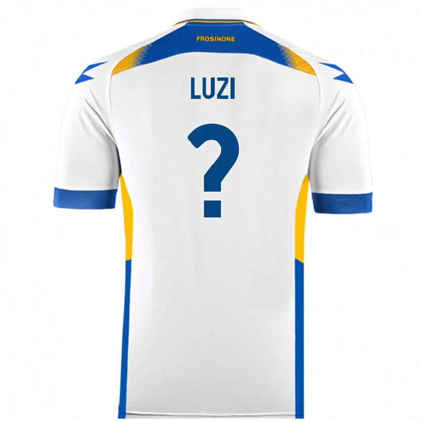 DanxenメンズDaniel Luzi#0白アウェイシャツ2024/25ジャージーユニフォーム