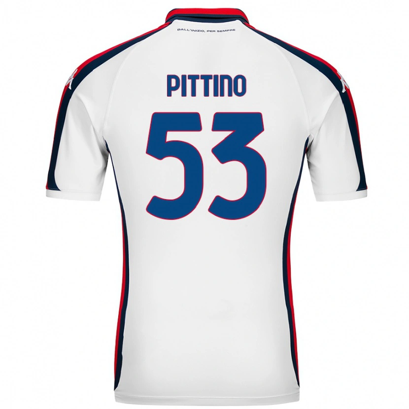 DanxenメンズTommaso Pittino#53白アウェイシャツ2024/25ジャージーユニフォーム