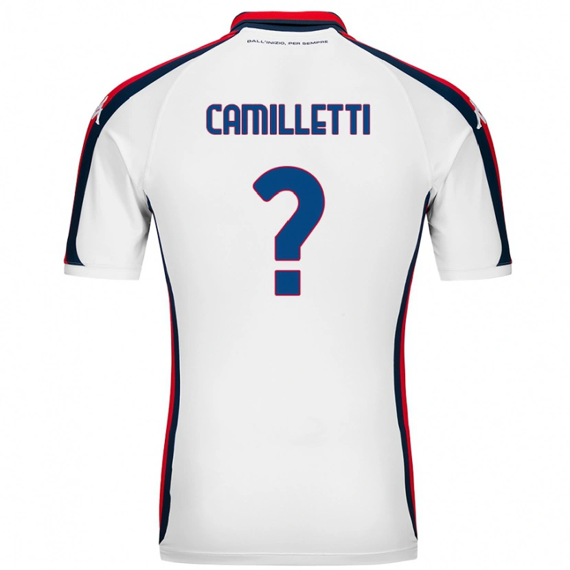 DanxenメンズGiovanni Camilletti#0白アウェイシャツ2024/25ジャージーユニフォーム