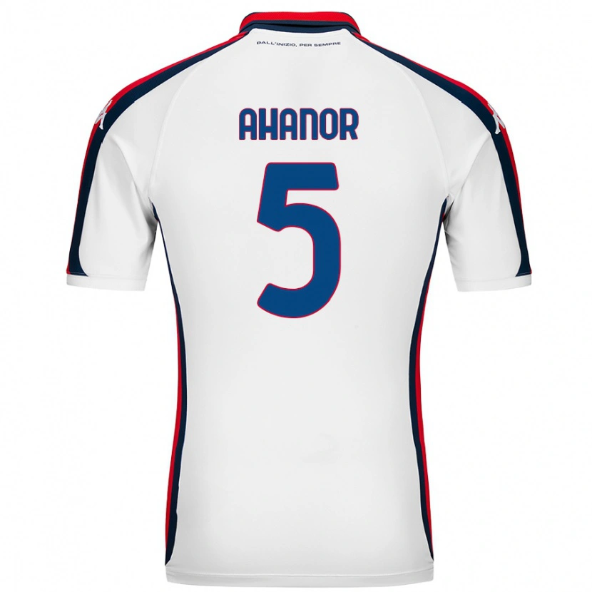 DanxenメンズHonest Ahanor#5白アウェイシャツ2024/25ジャージーユニフォーム