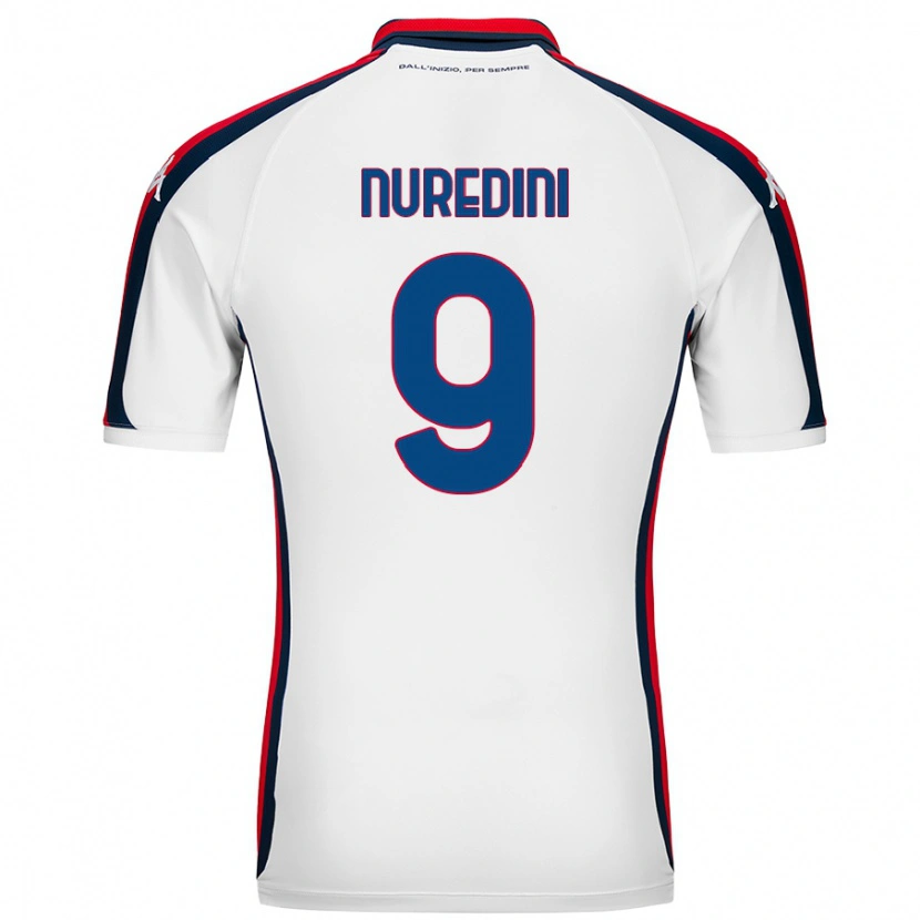 DanxenメンズJoi Nuredini#9白アウェイシャツ2024/25ジャージーユニフォーム