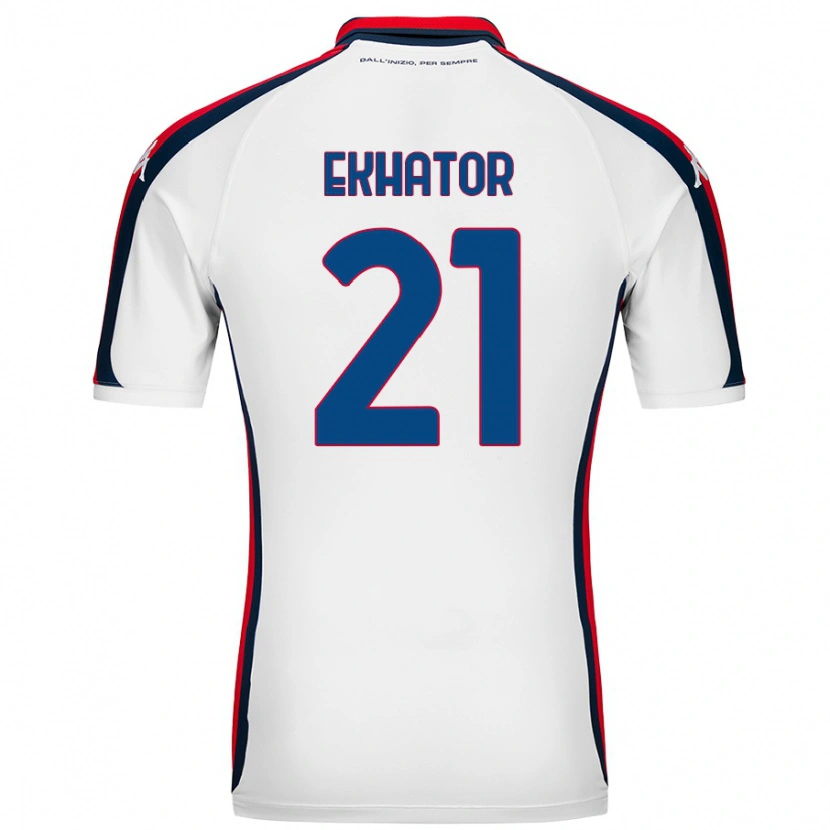 DanxenメンズJeff Ekhator#21白アウェイシャツ2024/25ジャージーユニフォーム