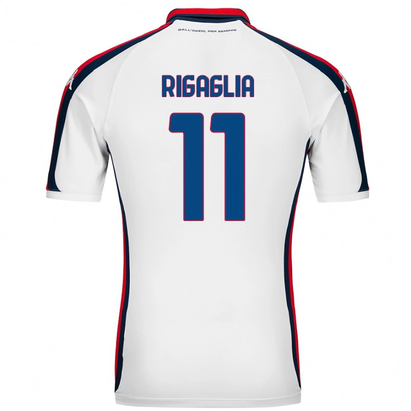 DanxenメンズAlison Rigaglia#11白アウェイシャツ2024/25ジャージーユニフォーム