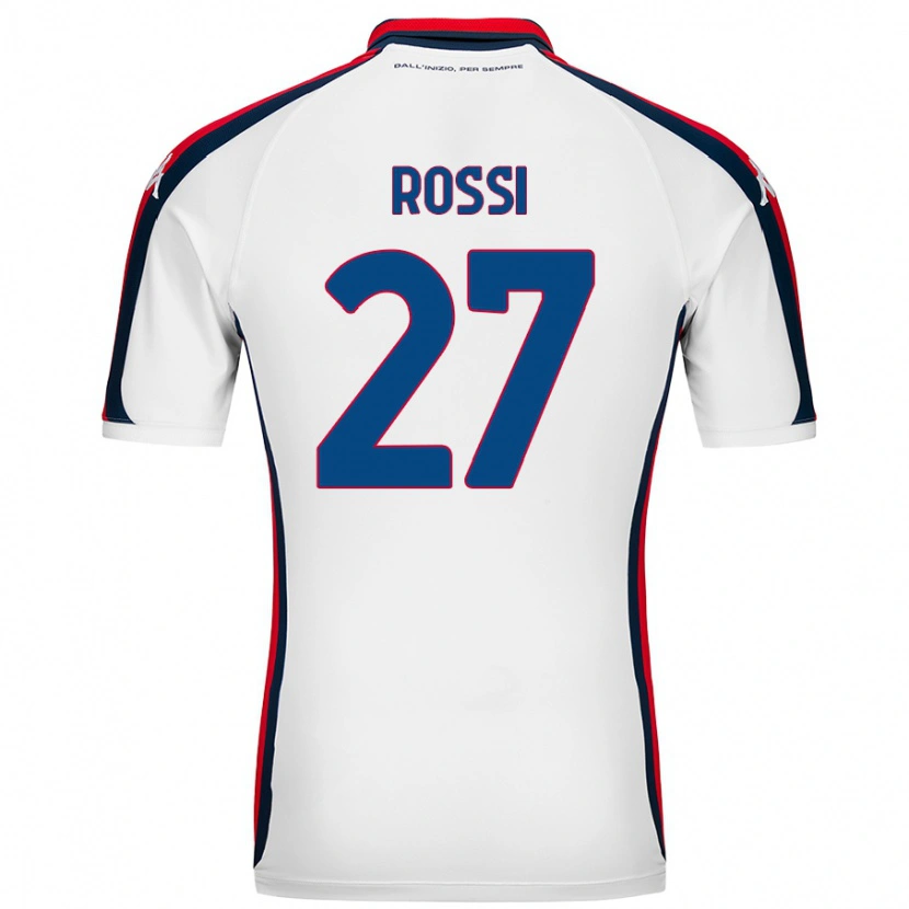 DanxenメンズLucrezia Rossi#27白アウェイシャツ2024/25ジャージーユニフォーム
