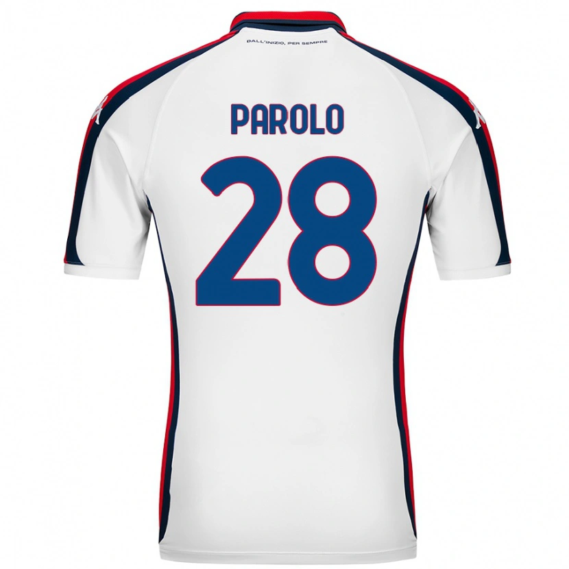 DanxenメンズLucrezia Parolo#28白アウェイシャツ2024/25ジャージーユニフォーム