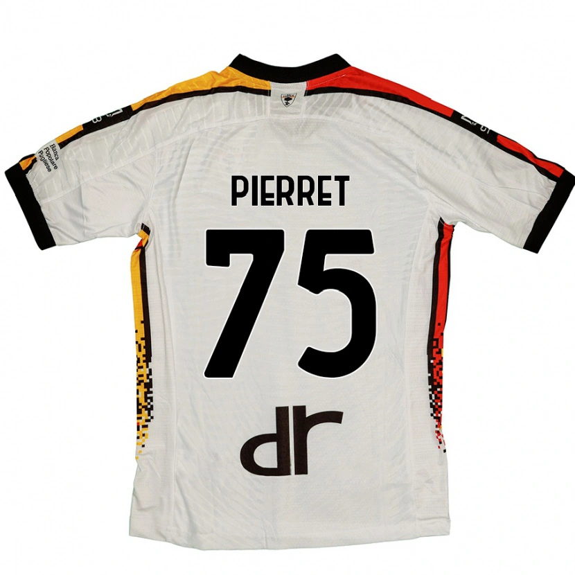 DanxenメンズBalthazar Pierret#75白 黒アウェイシャツ2024/25ジャージーユニフォーム