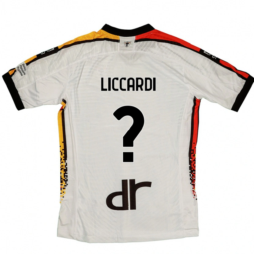 DanxenメンズThomas Liccardi#0白 黒アウェイシャツ2024/25ジャージーユニフォーム