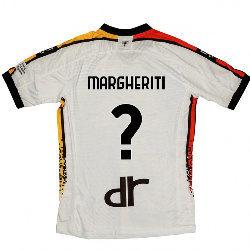 DanxenメンズFilippo Margheriti#0白 黒アウェイシャツ2024/25ジャージーユニフォーム