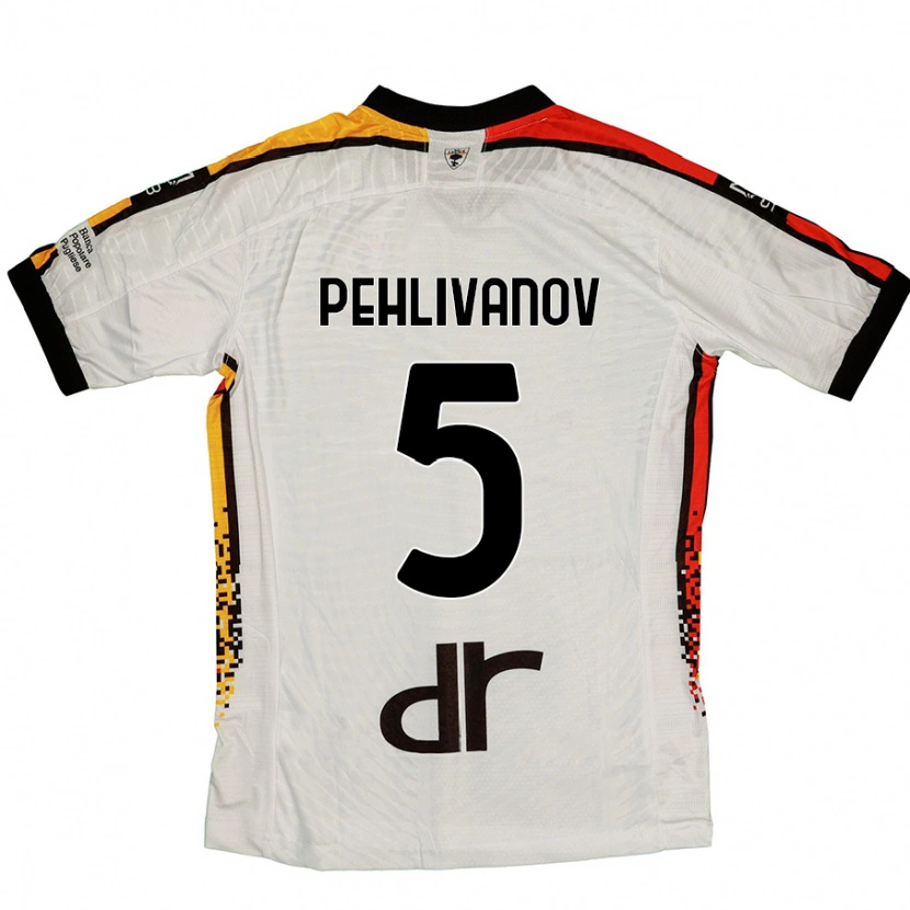 DanxenメンズCristian Pehlivanov#5白 黒アウェイシャツ2024/25ジャージーユニフォーム