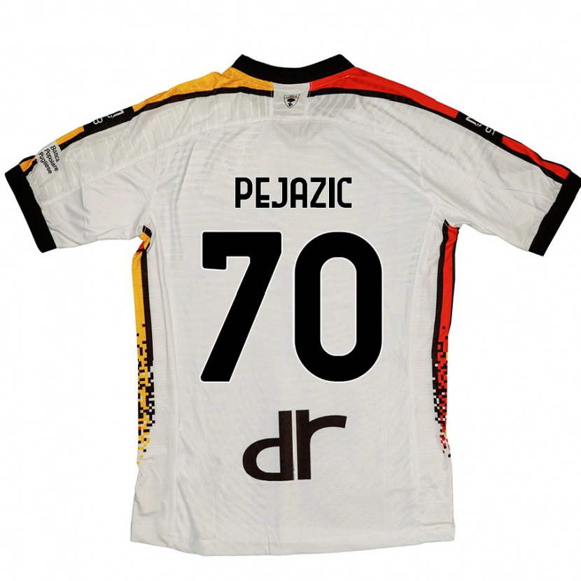 DanxenメンズMario Pejazic#70白 黒アウェイシャツ2024/25ジャージーユニフォーム