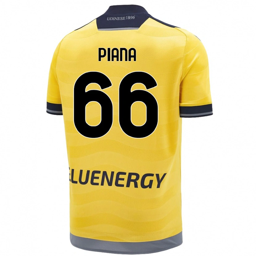 DanxenメンズEdoardo Piana#66ゴールデンアウェイシャツ2024/25ジャージーユニフォーム