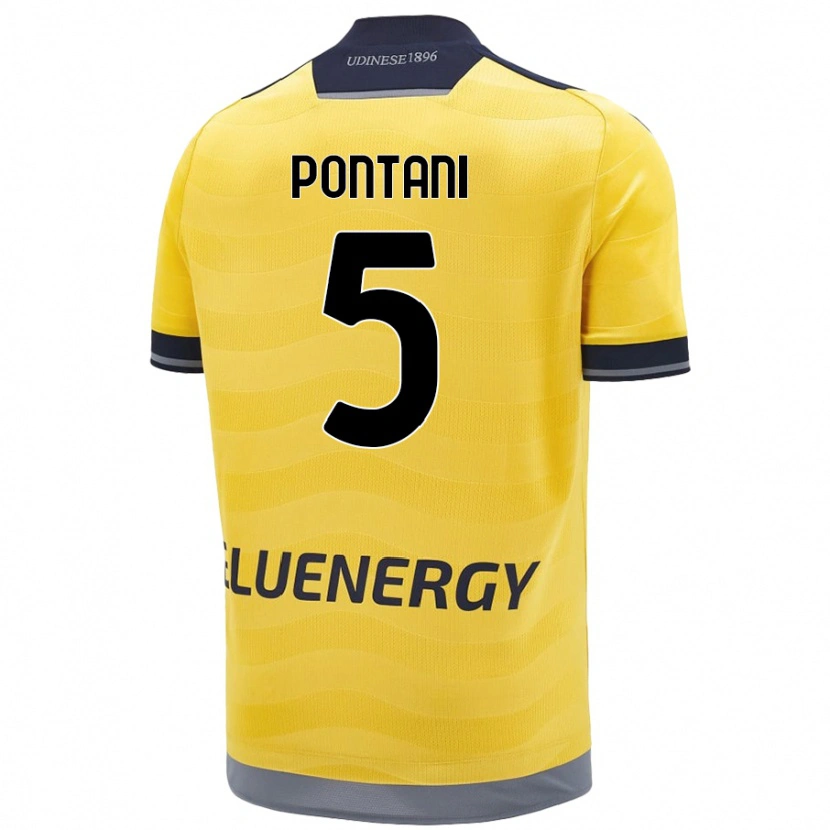DanxenメンズLeonardo Pontani#5ゴールデンアウェイシャツ2024/25ジャージーユニフォーム