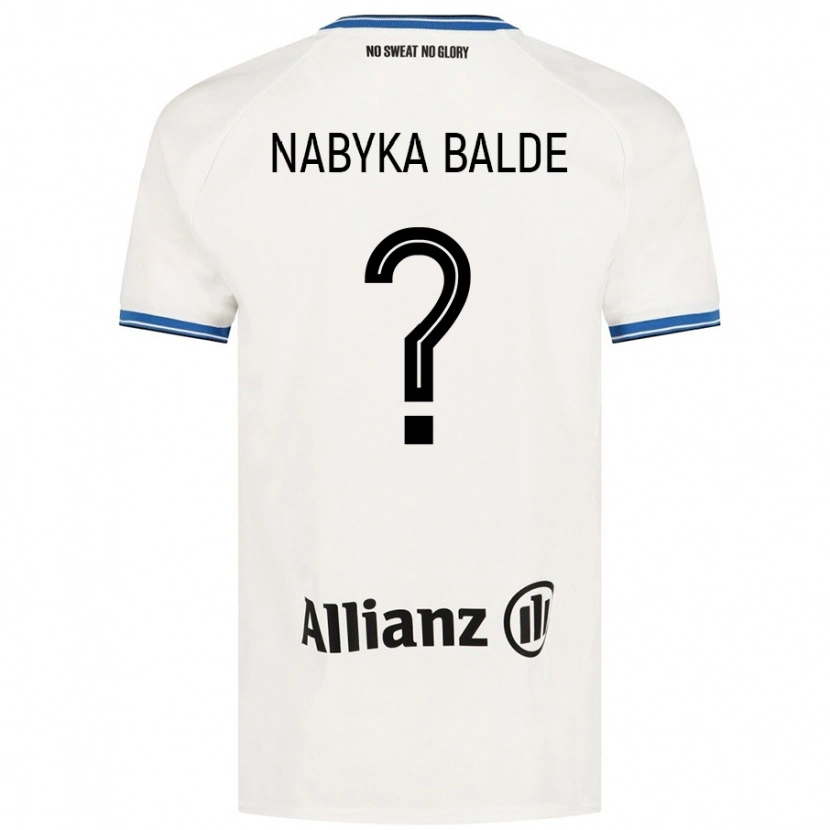 DanxenメンズMamadou Nabyka Balde#0白アウェイシャツ2024/25ジャージーユニフォーム
