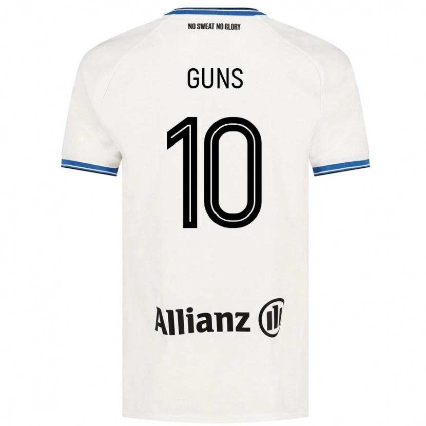 DanxenメンズCelien Guns#10白アウェイシャツ2024/25ジャージーユニフォーム