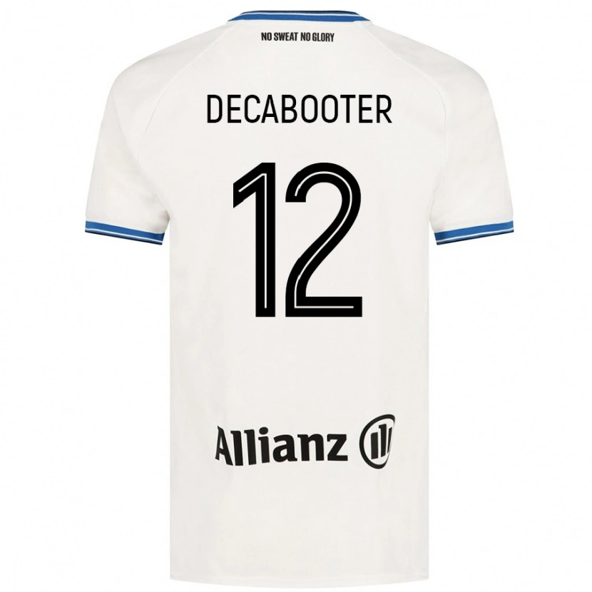 DanxenメンズMarith Decabooter#12白アウェイシャツ2024/25ジャージーユニフォーム
