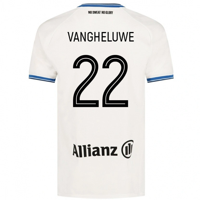 DanxenメンズJody Vangheluwe#22白アウェイシャツ2024/25ジャージーユニフォーム