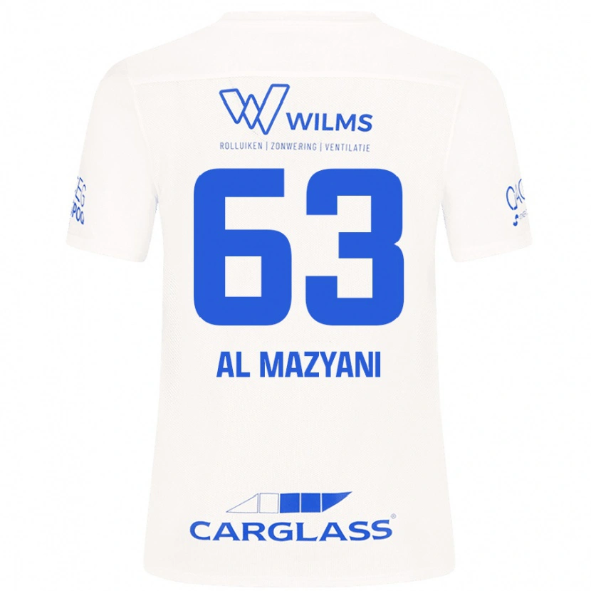 DanxenメンズFaissal Al Mazyani#63白アウェイシャツ2024/25ジャージーユニフォーム