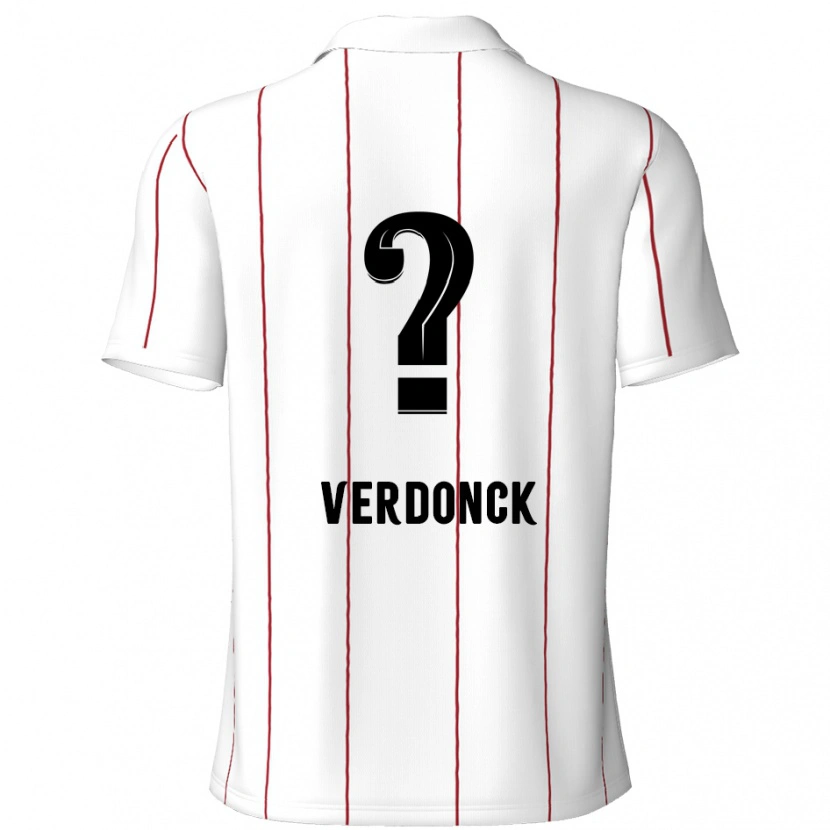 DanxenメンズDries Verdonck#0白 黒アウェイシャツ2024/25ジャージーユニフォーム