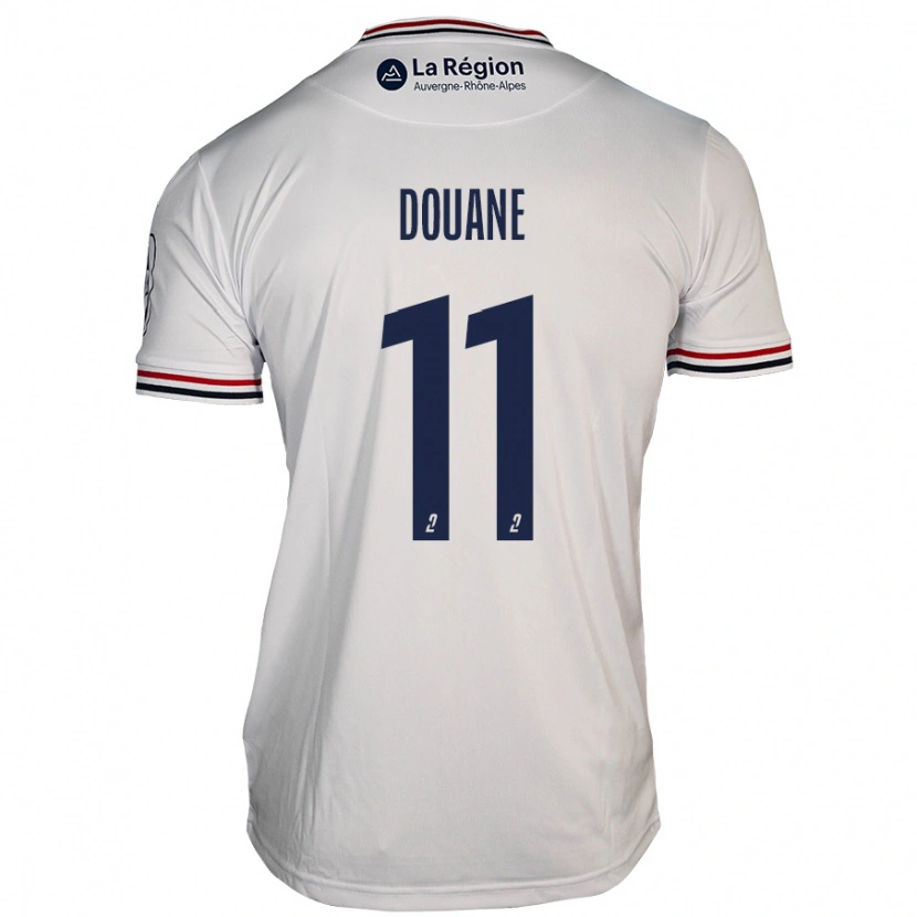 DanxenメンズMaïdine Douane#11白アウェイシャツ2024/25ジャージーユニフォーム
