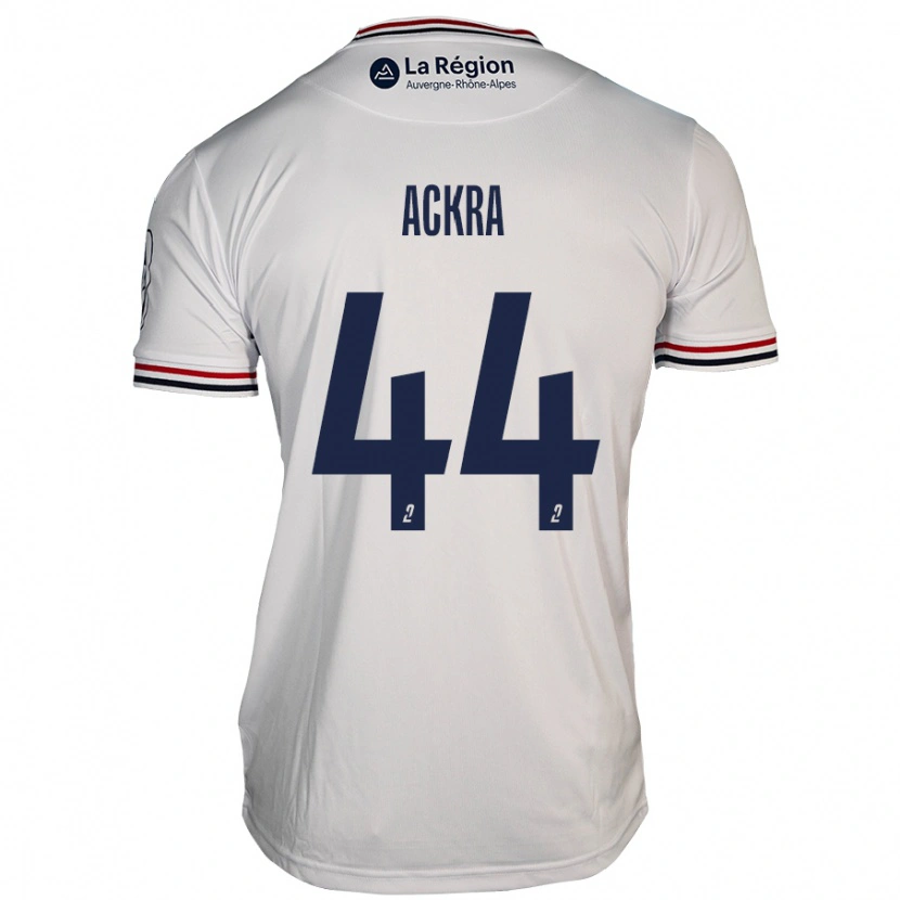DanxenメンズAllan Ackra#44白アウェイシャツ2024/25ジャージーユニフォーム