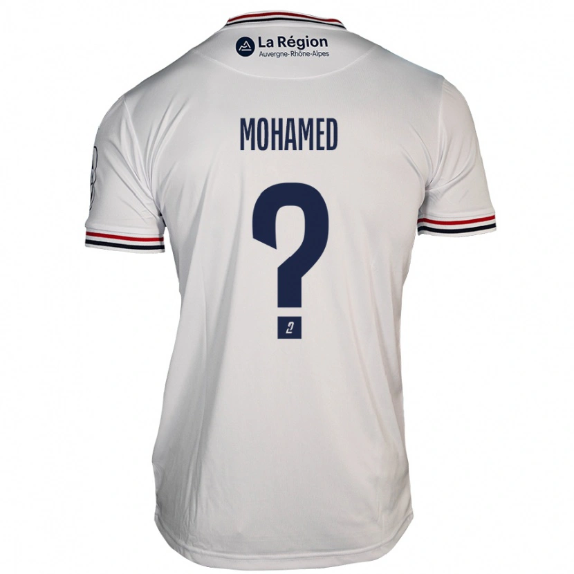 DanxenメンズYassine Mohamed#0白アウェイシャツ2024/25ジャージーユニフォーム