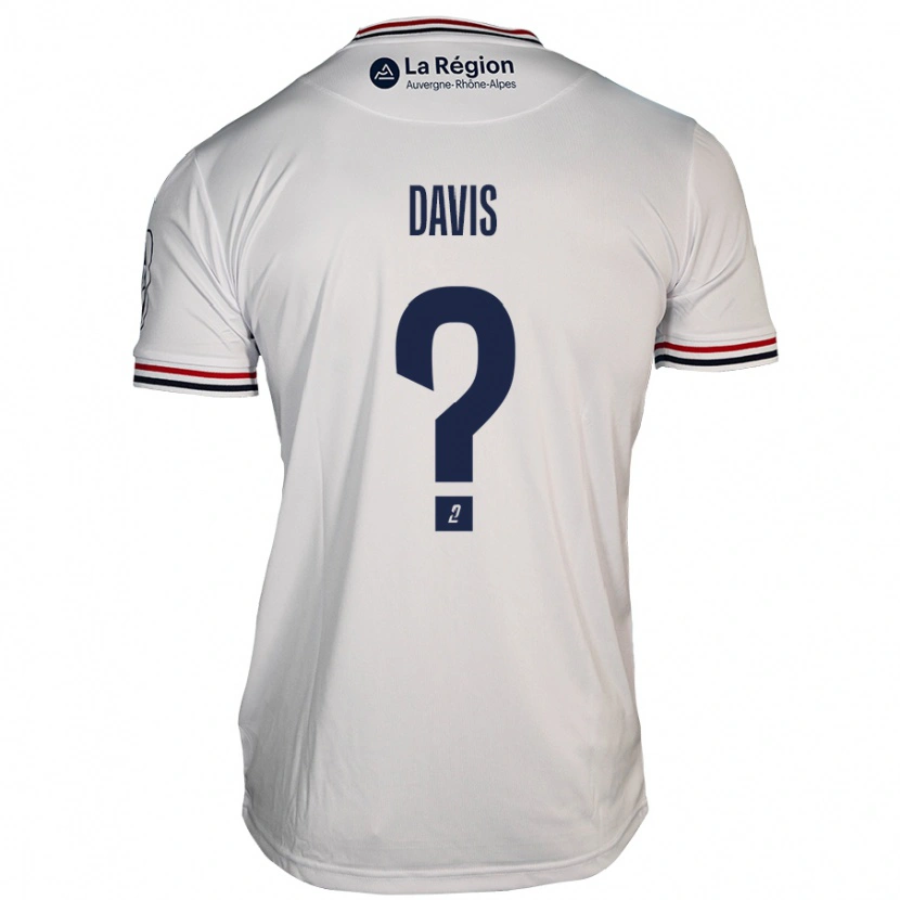 DanxenメンズMatthew Davis#0白アウェイシャツ2024/25ジャージーユニフォーム
