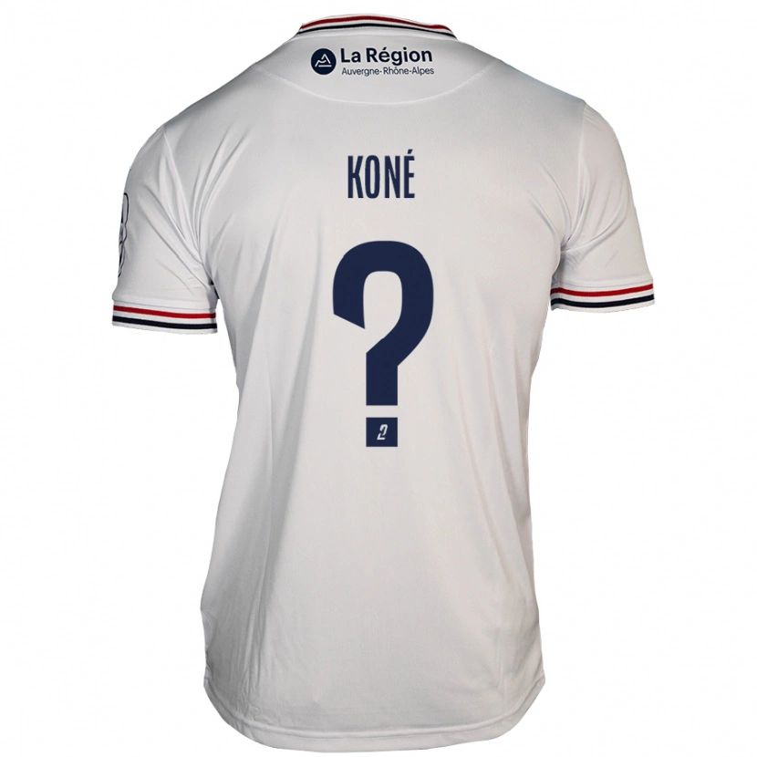 DanxenメンズLény Koné#0白アウェイシャツ2024/25ジャージーユニフォーム
