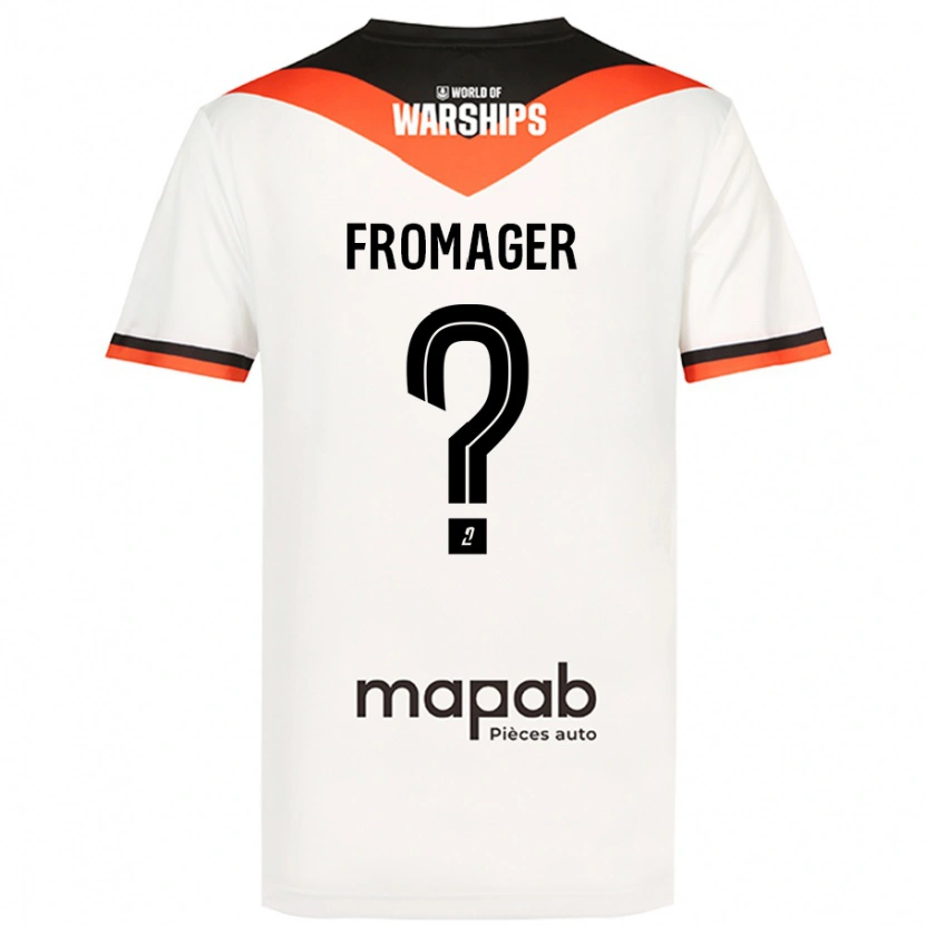 DanxenメンズCôme Fromager#0白アウェイシャツ2024/25ジャージーユニフォーム