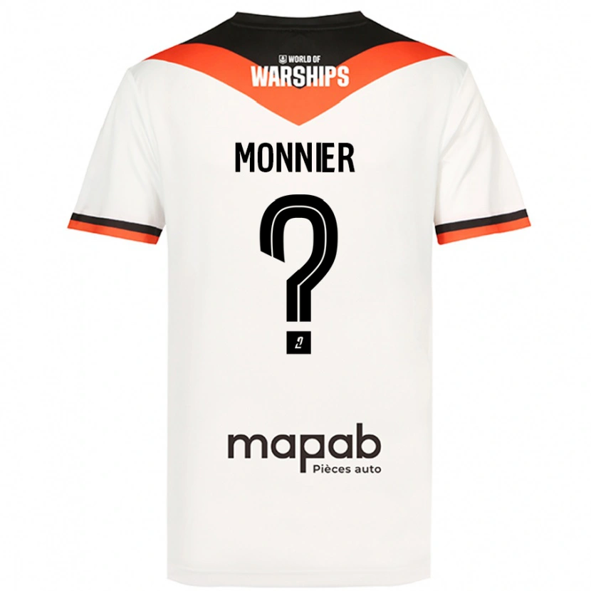 DanxenメンズIsaac Monnier#0白アウェイシャツ2024/25ジャージーユニフォーム