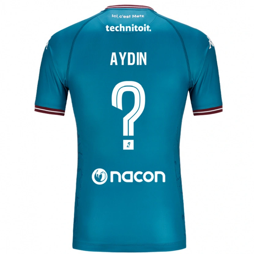 DanxenメンズOguzhan Aydin#0ペトロールブルーアウェイシャツ2024/25ジャージーユニフォーム