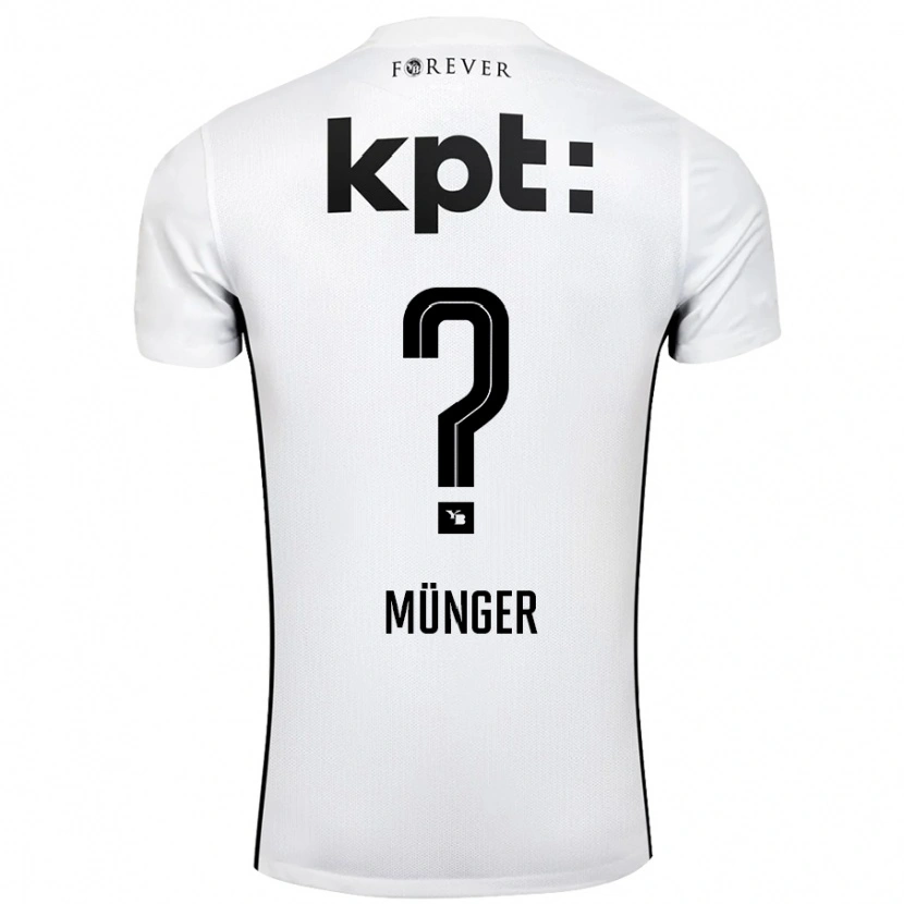 DanxenメンズNil Münger#0白 黒アウェイシャツ2024/25ジャージーユニフォーム