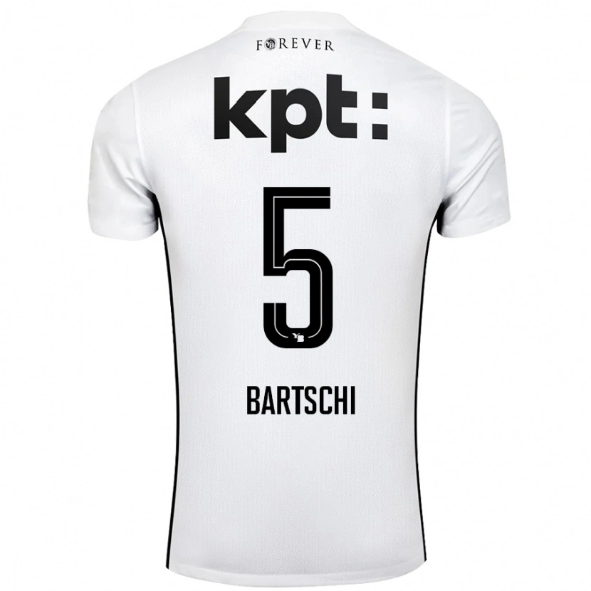 DanxenメンズLorena Bärtschi#5白 黒アウェイシャツ2024/25ジャージーユニフォーム
