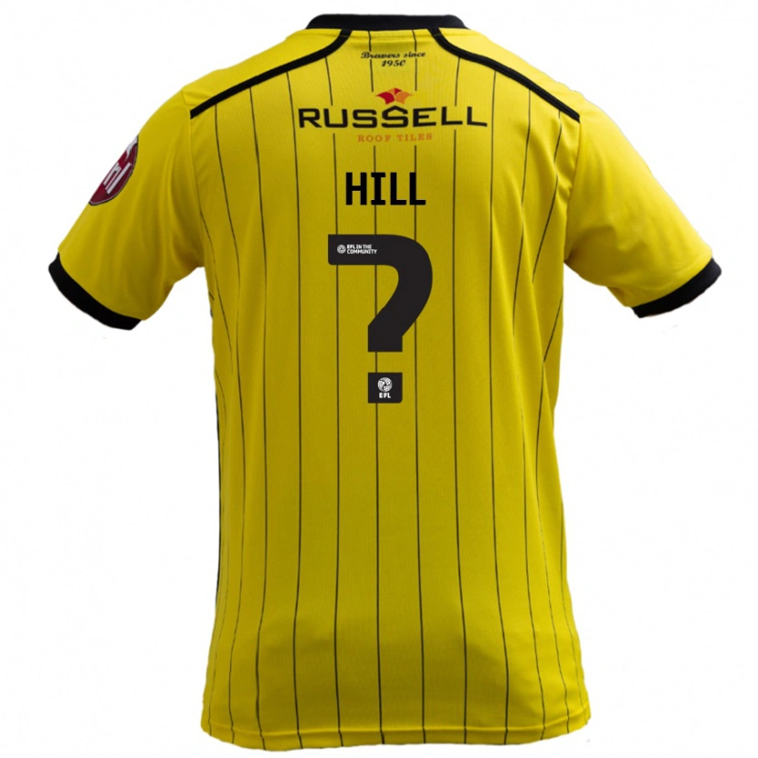 DanxenレディースTommy Hill#0黄ホームシャツ2024/25ジャージーユニフォーム