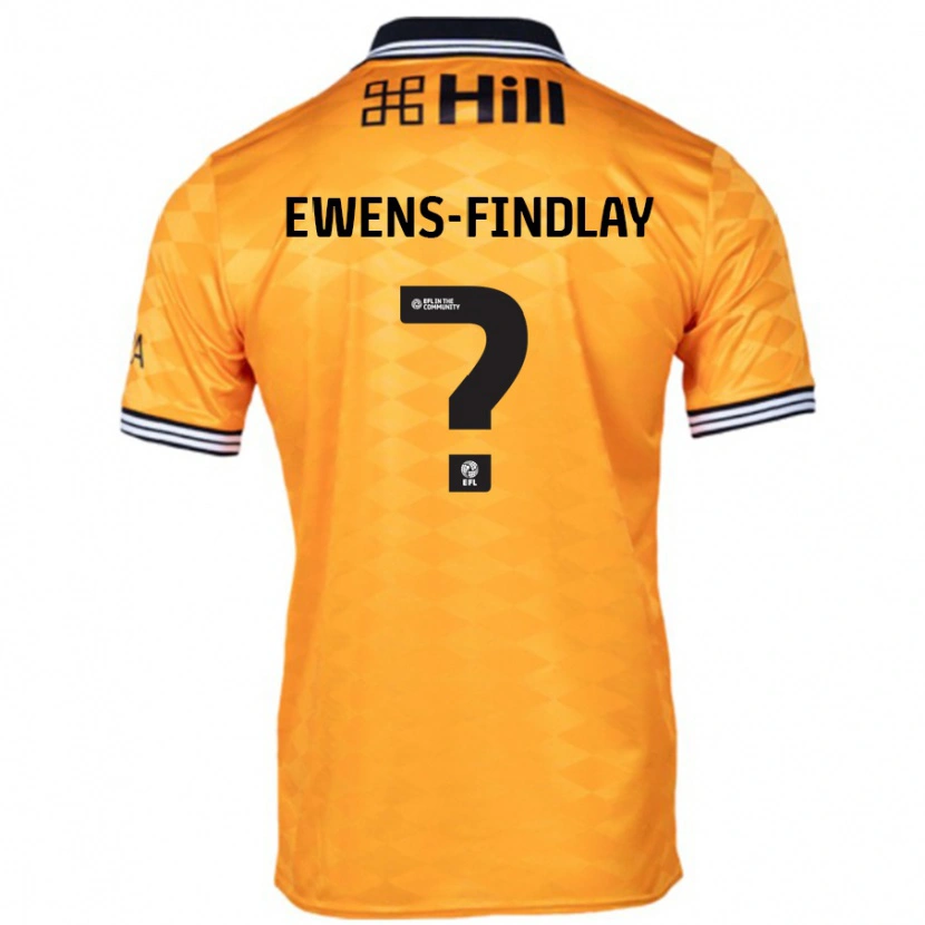 DanxenレディースTy Ewens-Findlay#0オレンジホームシャツ2024/25ジャージーユニフォーム