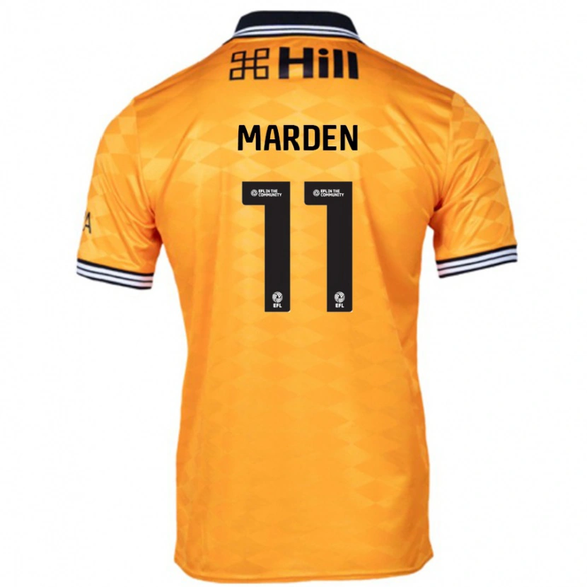 DanxenレディースElla Marden#11オレンジホームシャツ2024/25ジャージーユニフォーム
