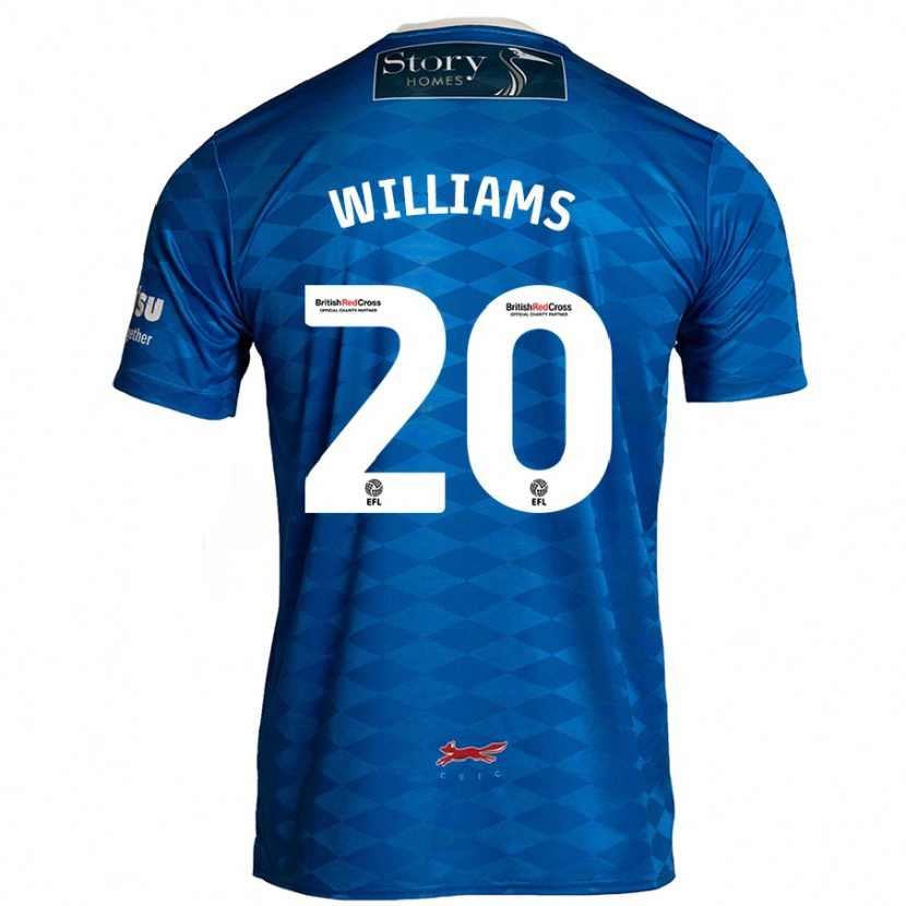 DanxenレディースBen Williams#20青ホームシャツ2024/25ジャージーユニフォーム