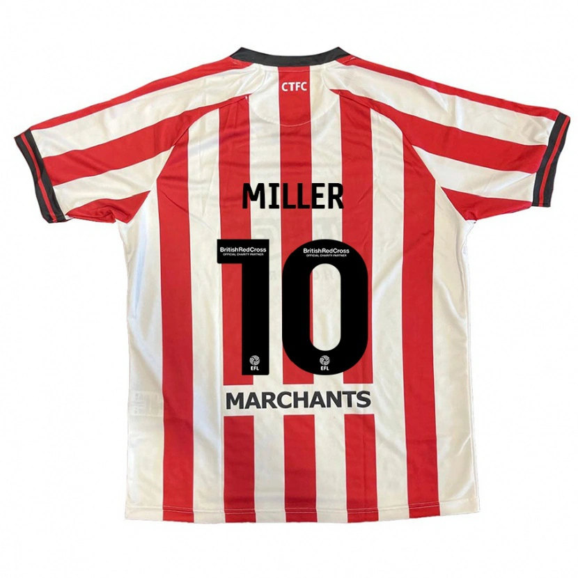 DanxenレディースGeorge Miller#10赤 白ホームシャツ2024/25ジャージーユニフォーム